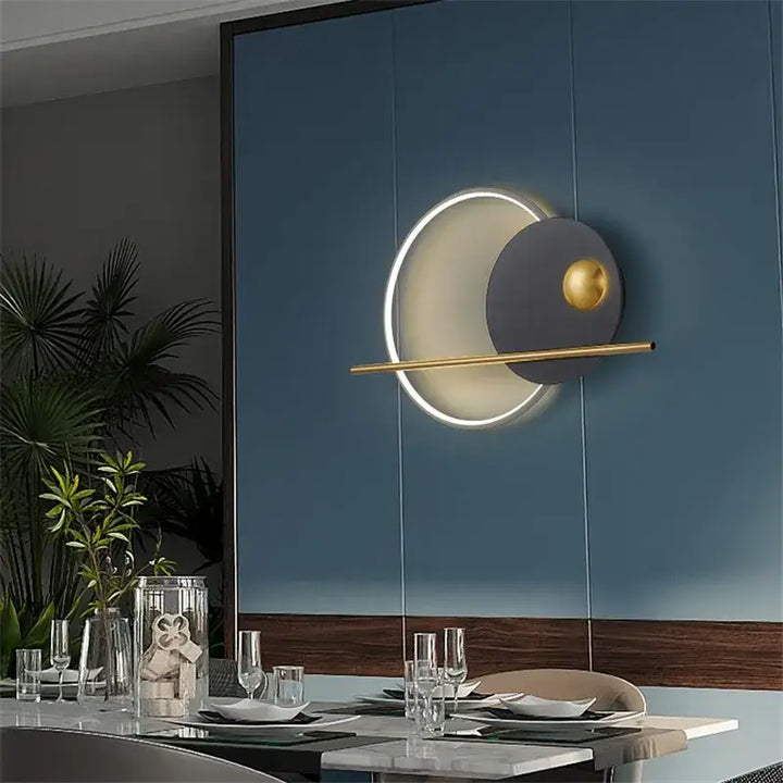 Applique murale originale LED verte, orange ou noir

