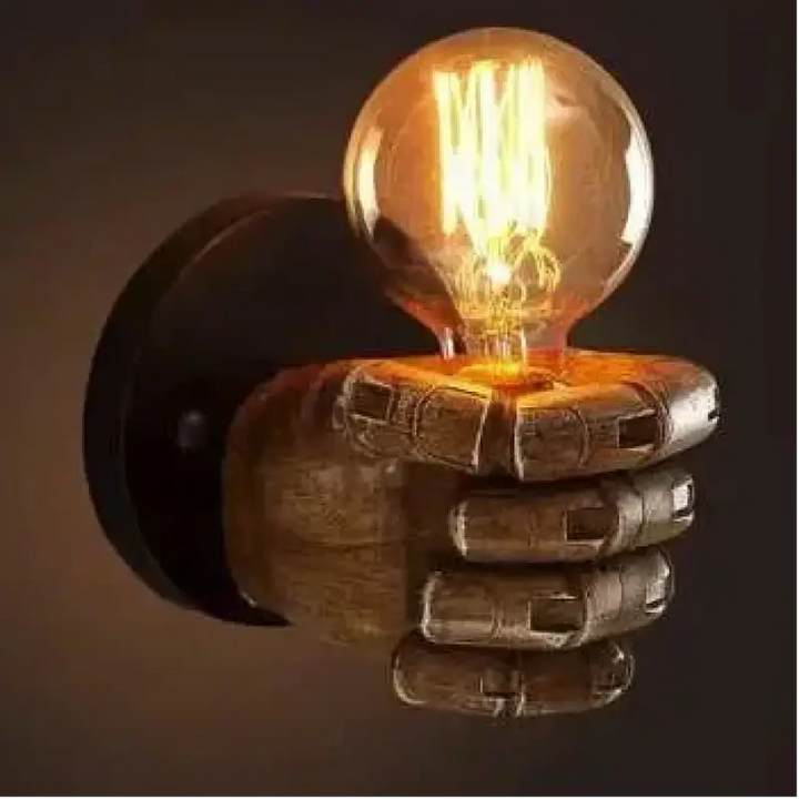 Applique murale originale en résine sculpté style atelier