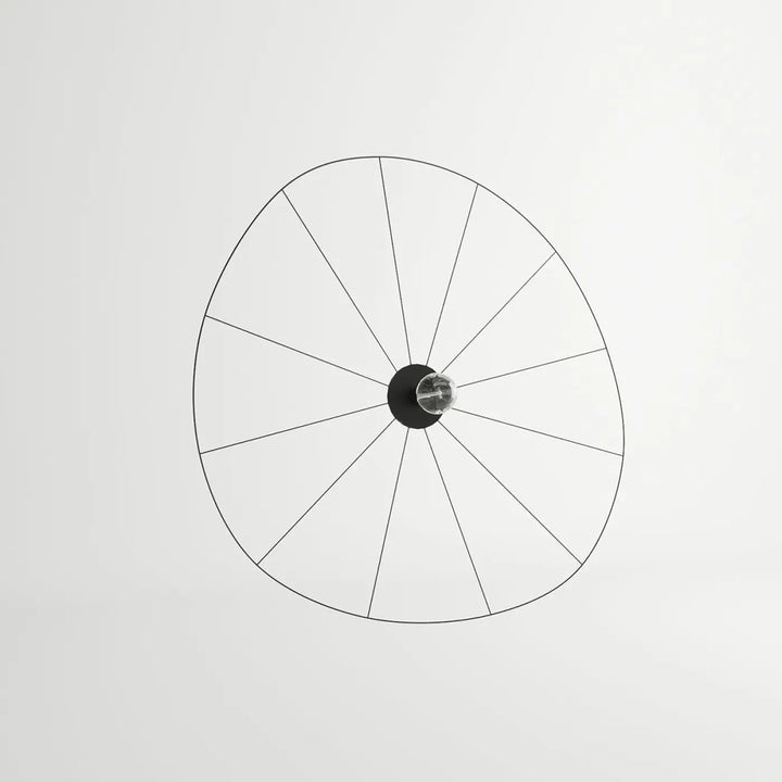 Lámpara de pared/techo negra ESKOLA 140
