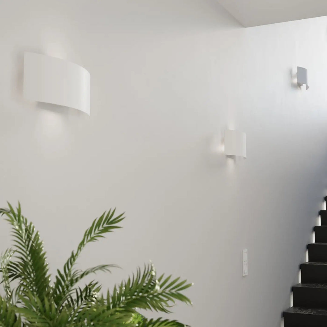 Applique murale blanc vue rapprochée dans son décor