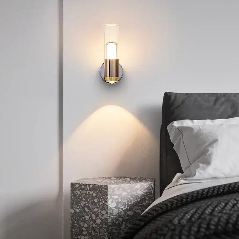 Applique murale pour tête de lit avec ampoule G4

