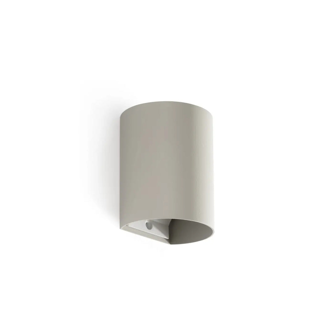 Applique murale Sole grise lisse