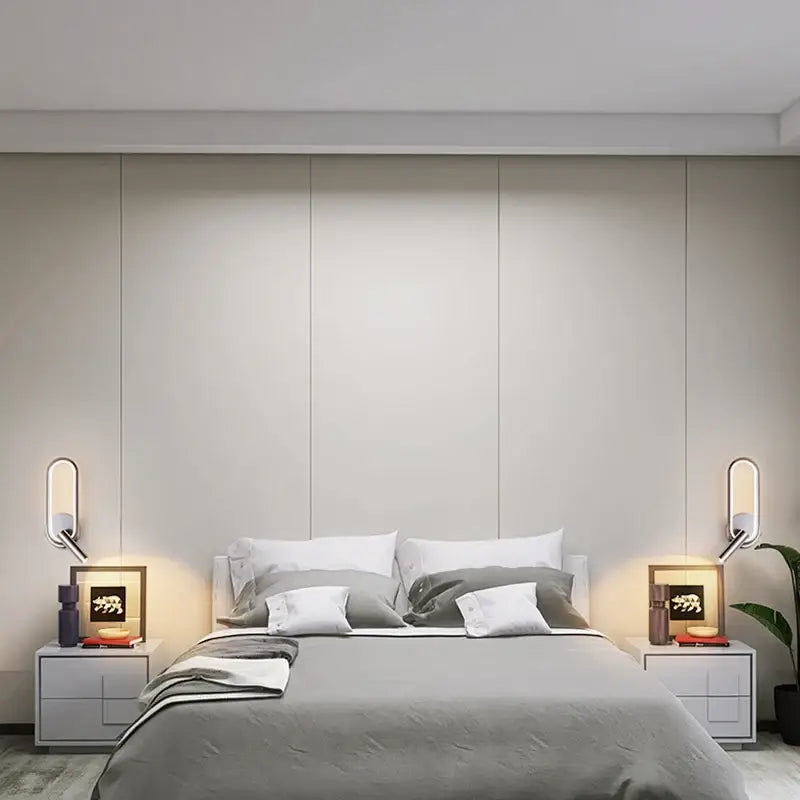 Applique Murale Ronde ou Ovale pour Tête de Lit Design