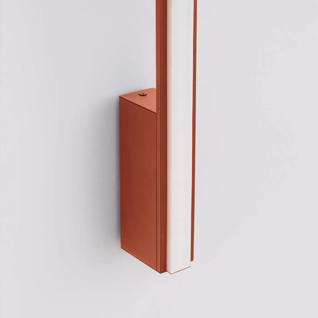 Applique murale lagom 120 cuivre finition excellente design minimaliste avec bande led intégrée collection lagom allie