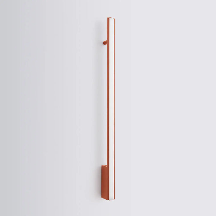 Aplique de pared LAGOM 90, rojo ocre, LED 3000K