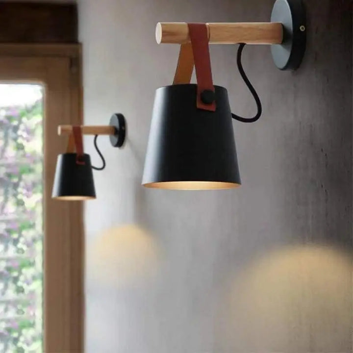 Applique Murale Scandinave Bois au Design Épuré