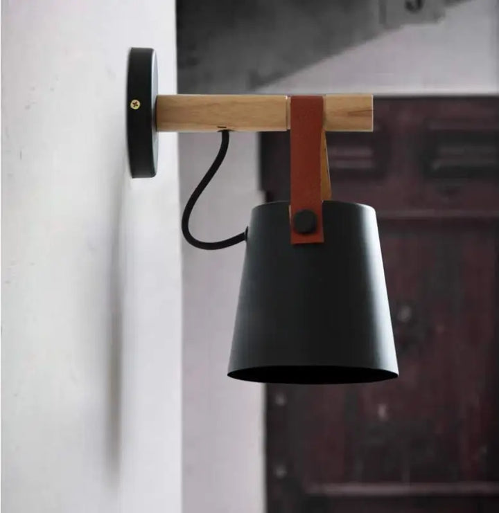 Applique Murale Scandinave Bois au Design Épuré