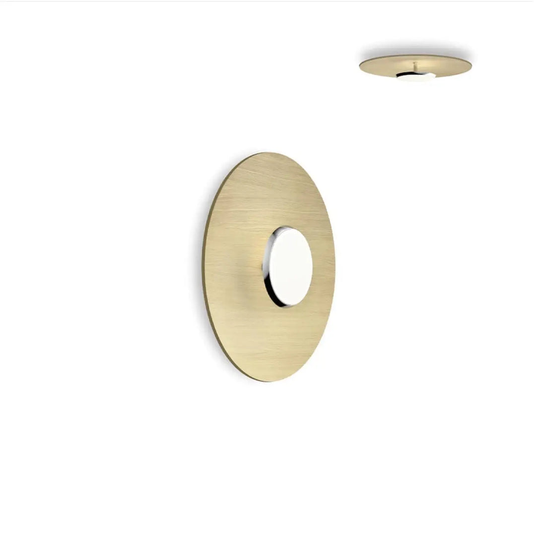Applique murale Sky Dome, abat-jour en chêne, 45,8 cm
