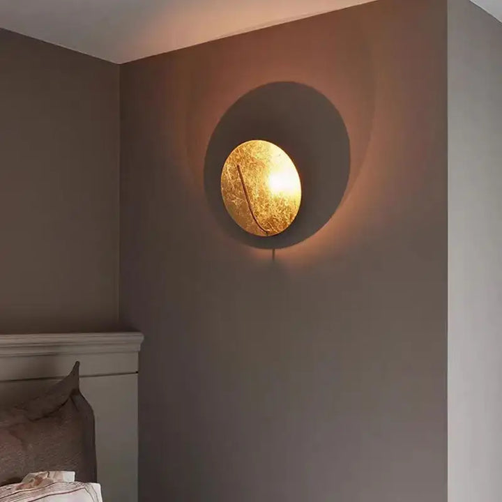 Applique murale style pleine lune pour une ambiance chaleureuse