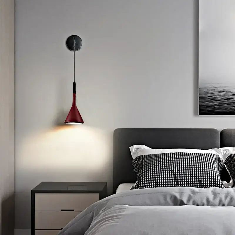 Applique Murale Suspendue Au Design Scandinave En Aluminium