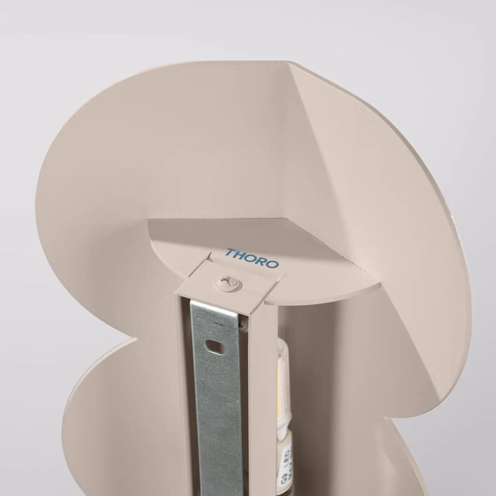 Aplique de pared BISCUIT color topo