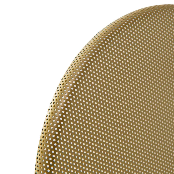 Détail de l'applique Trip dorée