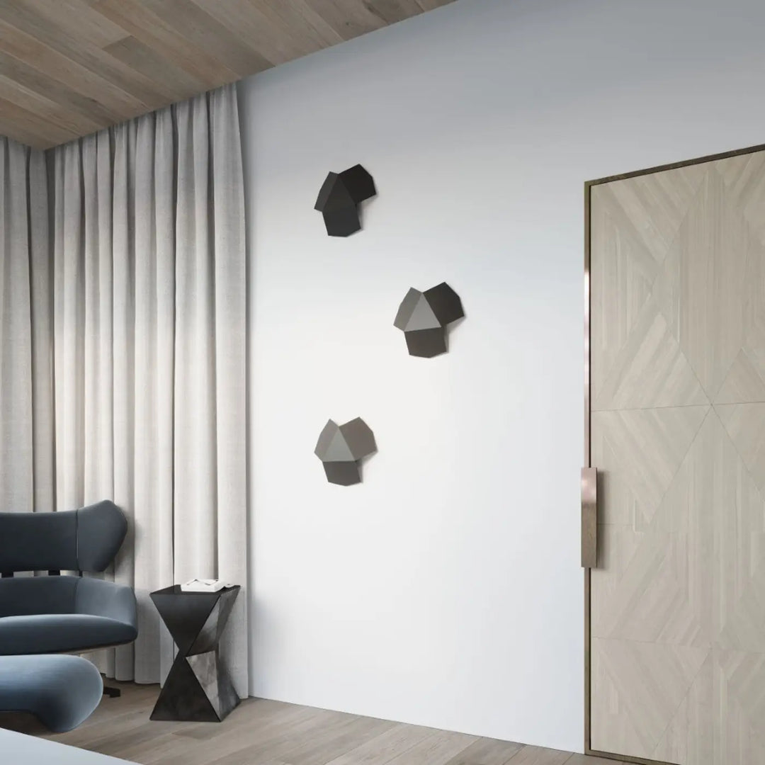 Applique murale noir dans un intérieur contemporain