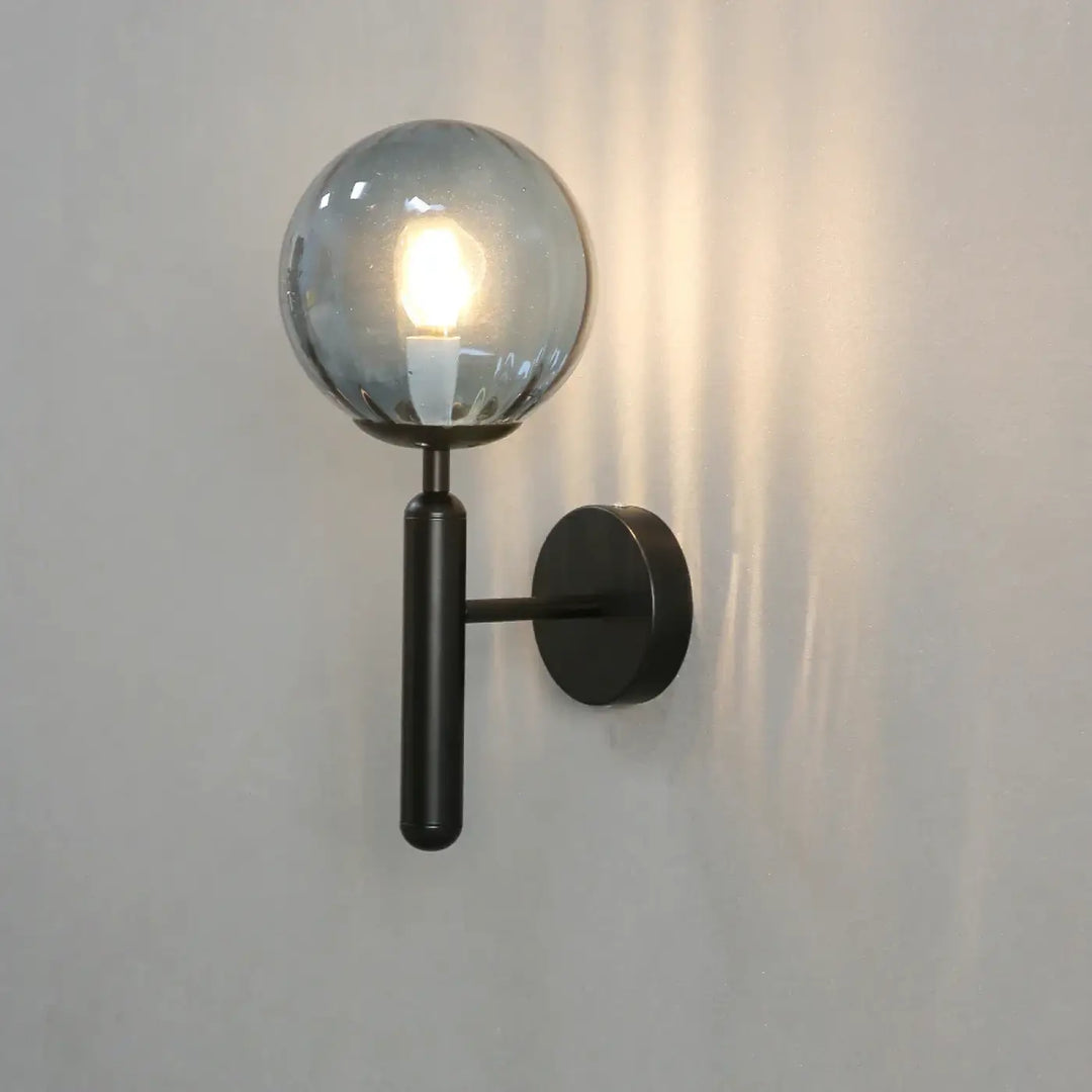 Applique murale en verre transparent design moderne