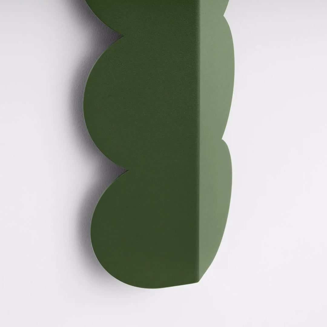 Aplique de pared BISCUIT, verde oliva