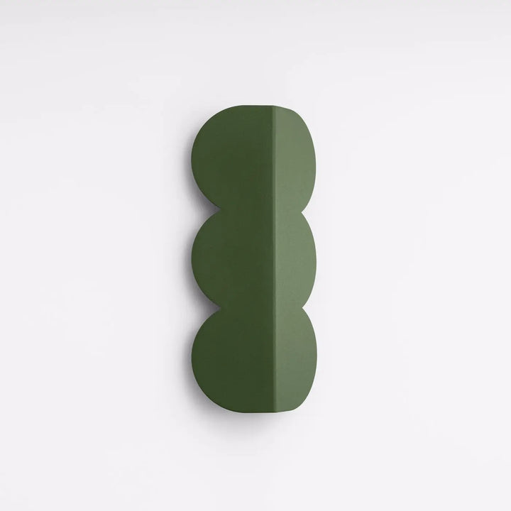 Aplique de pared BISCUIT, verde oliva