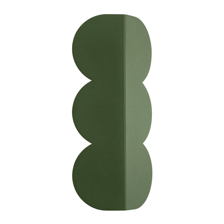 Aplique de pared BISCUIT, verde oliva