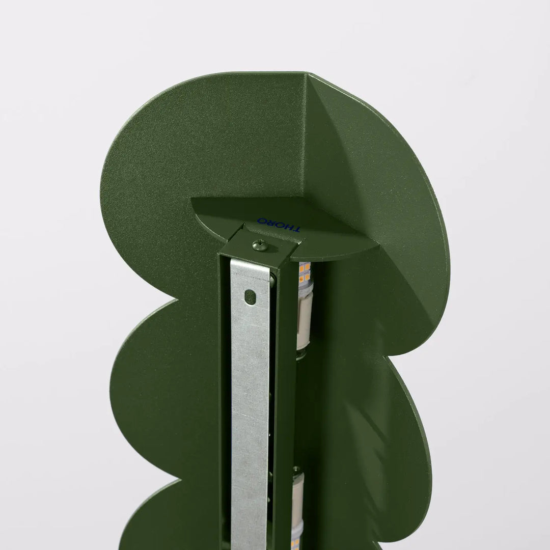 Aplique de pared BISCUIT, verde oliva