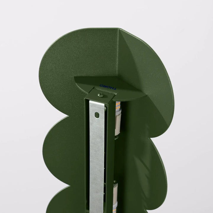 Aplique de pared BISCUIT, verde oliva