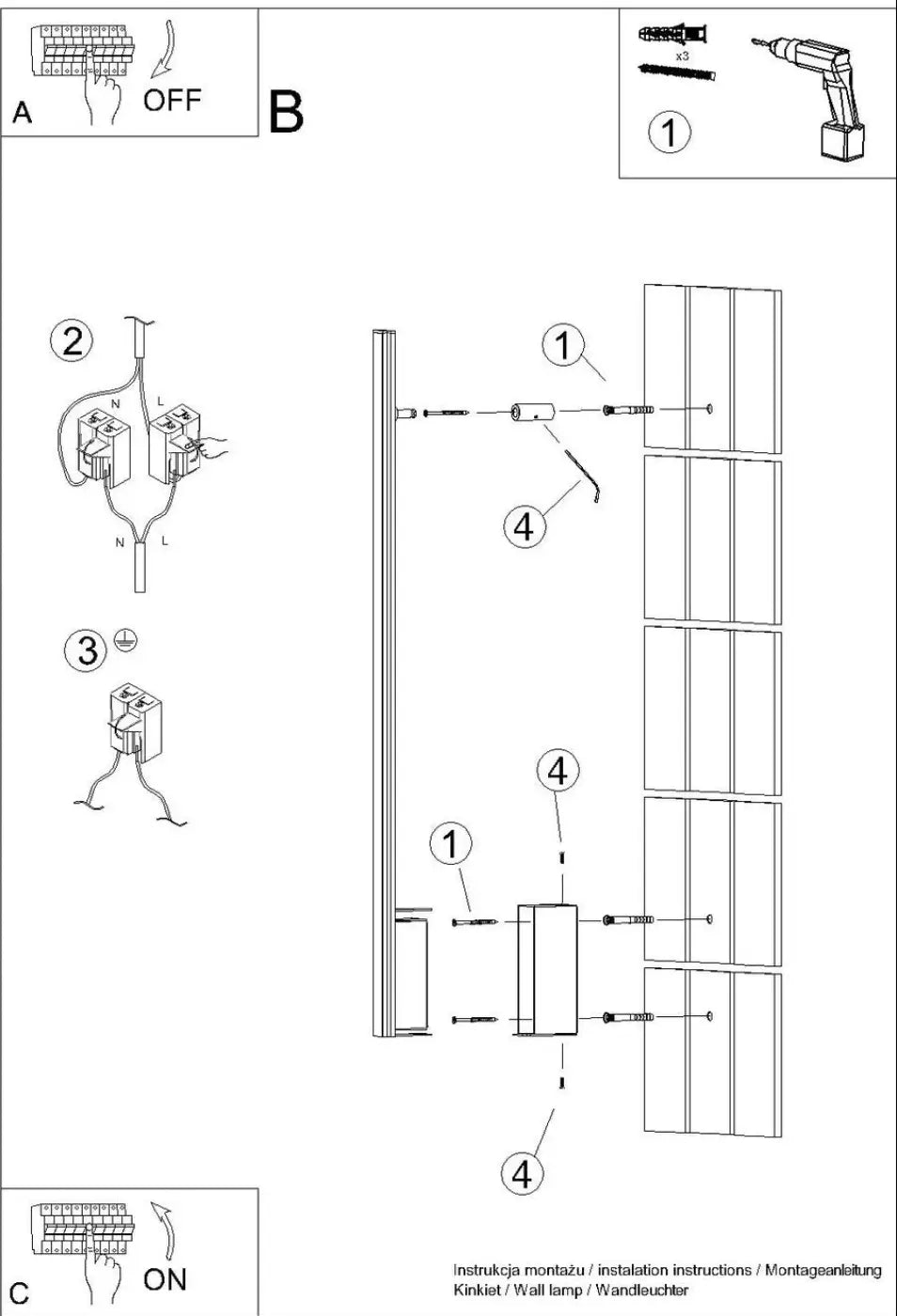 Applique murale lagom 90 vert olive avec design minimaliste et excellente finition, socle à vis pour connections électriques