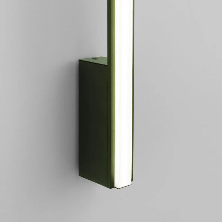 Aplique de pared LAGOM 150, verde oliva, LED 4000K