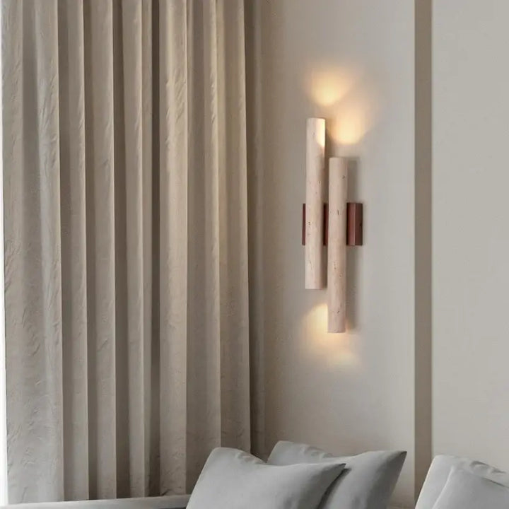 Applique Murale Verticale En Bois Design Minimaliste

