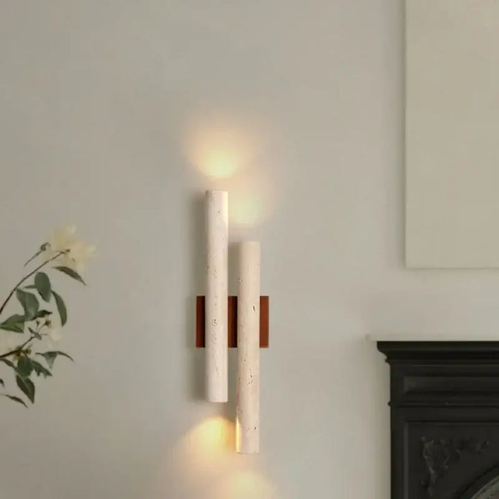 Applique Murale Verticale En Bois Design Minimaliste

