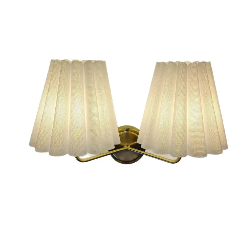 Applique vintage en tissu plissé et métal élégante