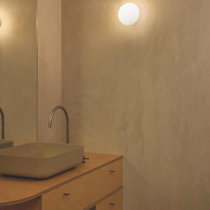 Applique Nubo blanche de Faro Barcelona en situation