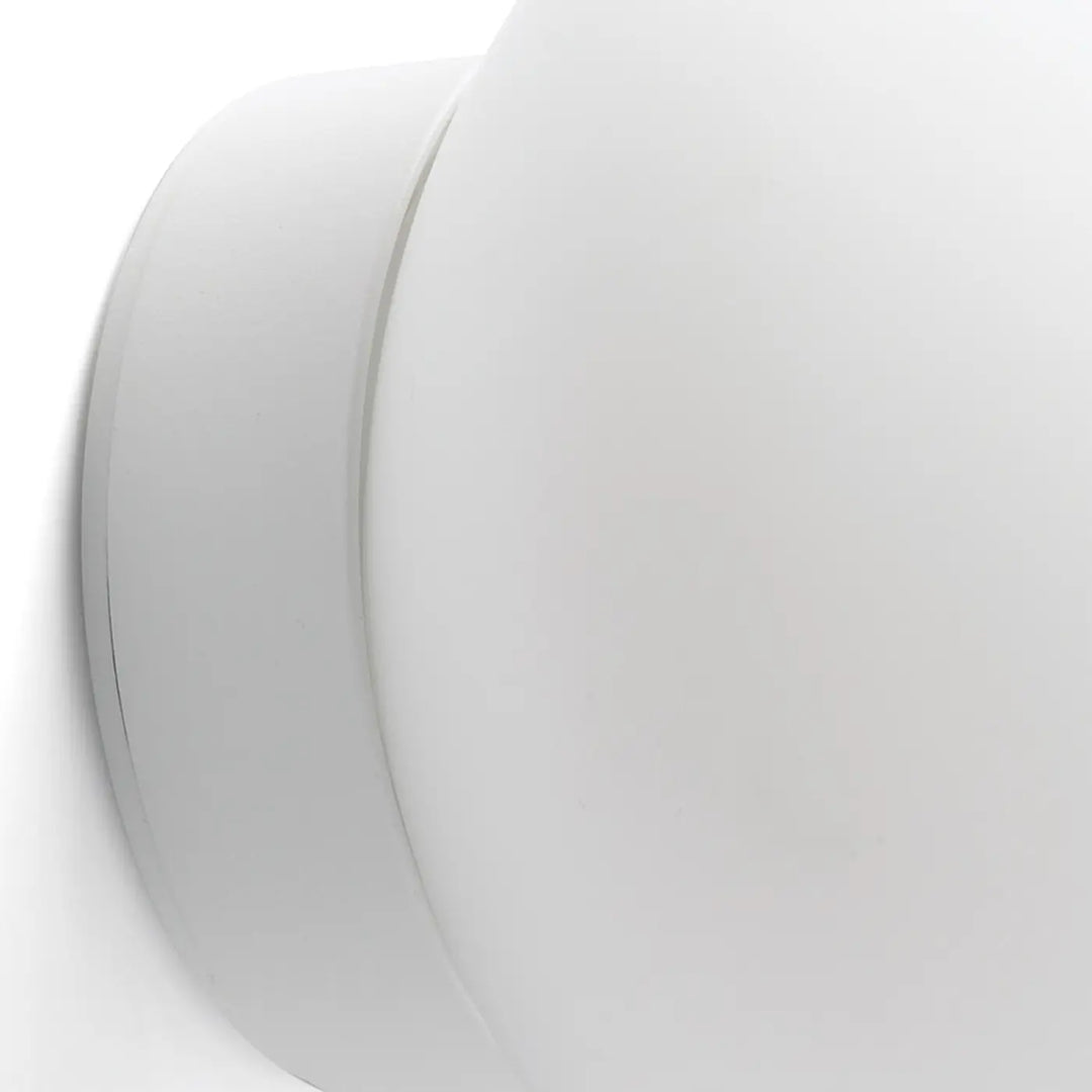 Détail de l'applique Nubo 15 cm blanche