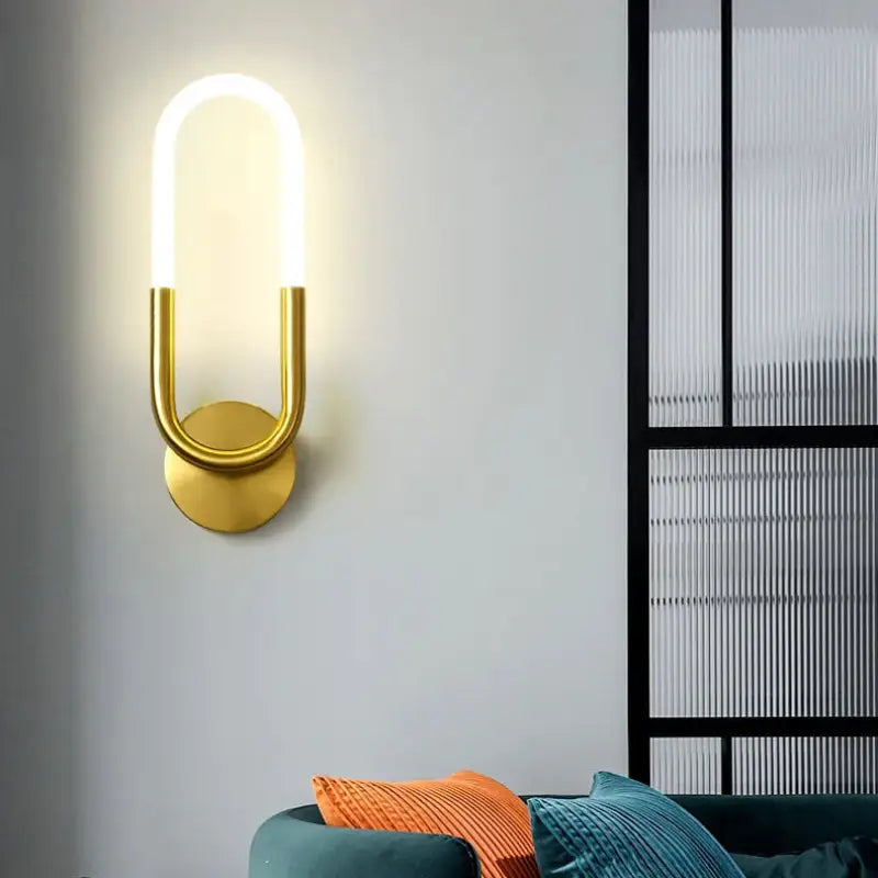 Appliques Murales LED Dorées Ou Noires En Aluminium