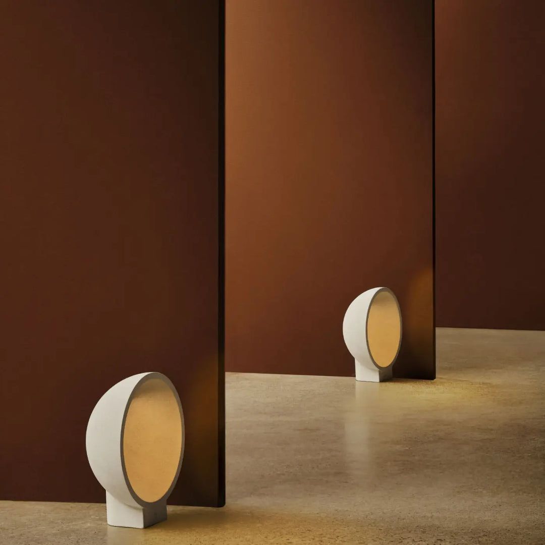 Balise Gaia beige en situation