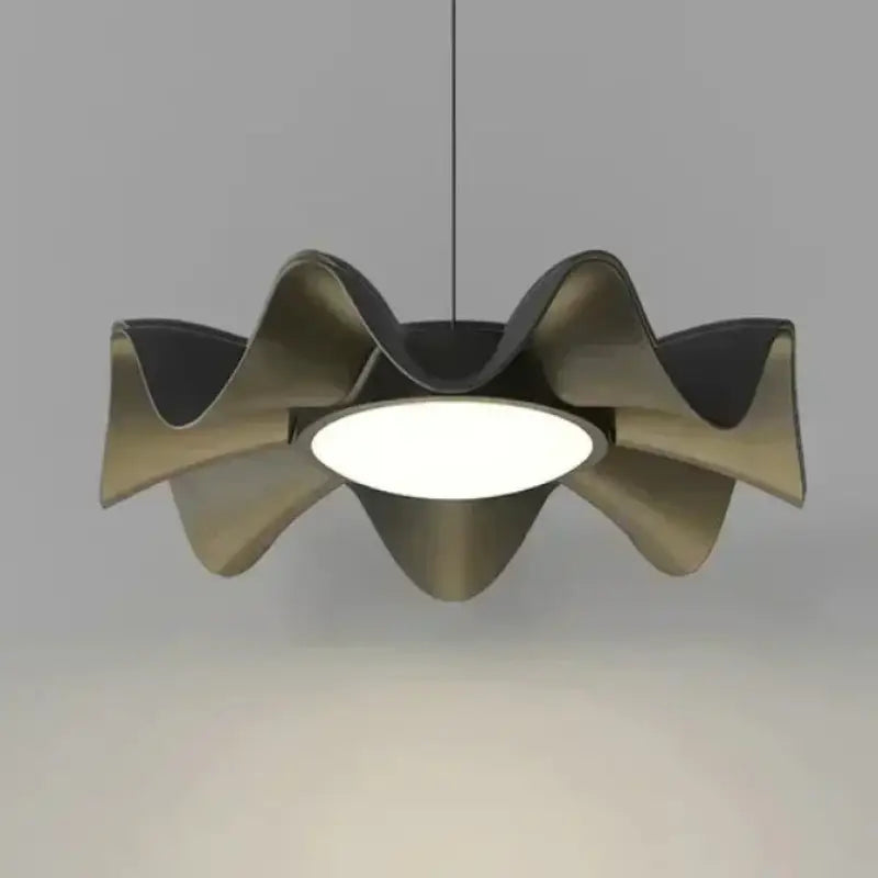 Suspension luminaire led matériau acrylique et fer élégance