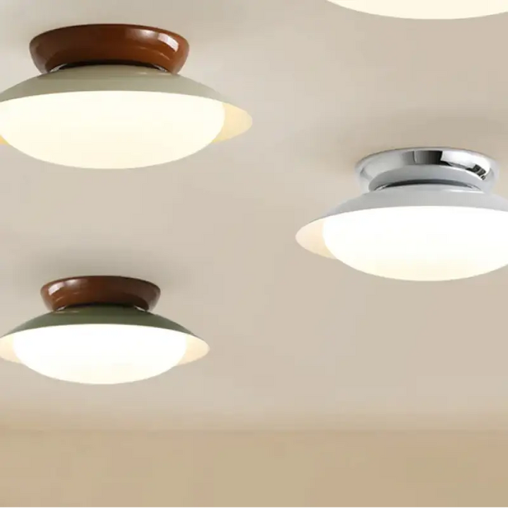 Suspension luminaire moderne design épuré en métal chic