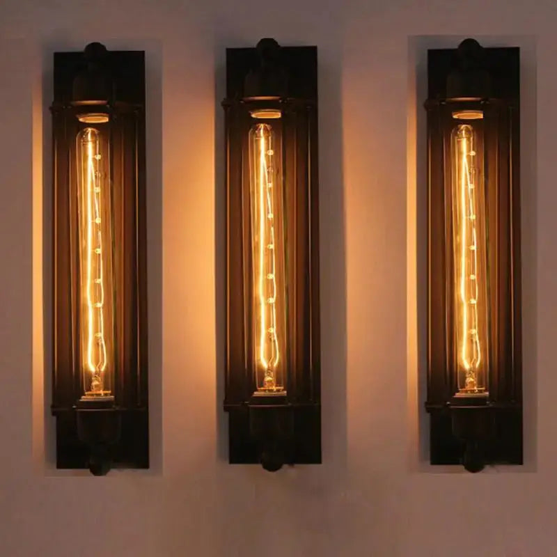 Grande Applique Murale Au Style Punk Noire Design Industriel