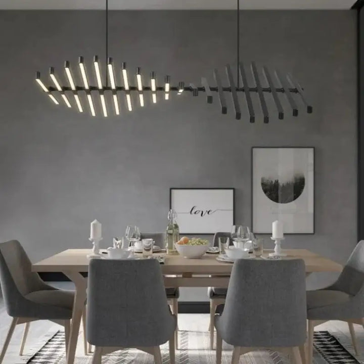 Grande Suspension Design Arête De Poisson
