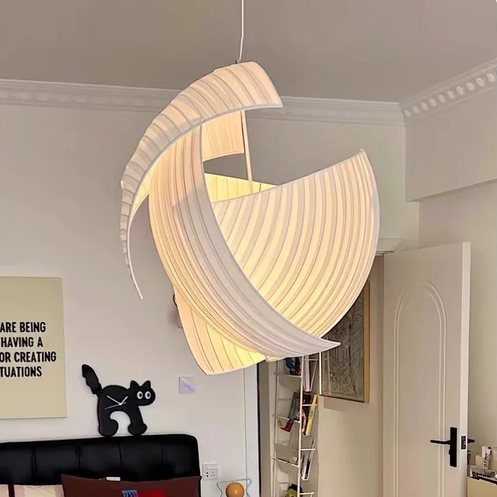 Lámpara de araña de estilo japonés moderno con diseño de capullo de flores para restaurante, sala de té, estudio, dormitorio, sala de estar, ambiente retro