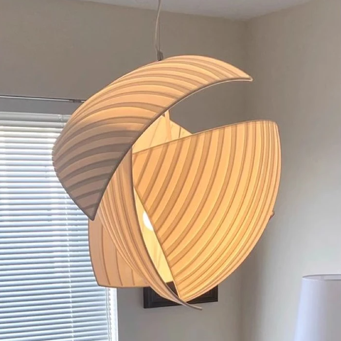 Lámpara de araña de estilo japonés moderno con diseño de capullo de flores para restaurante, sala de té, estudio, dormitorio, sala de estar, ambiente retro