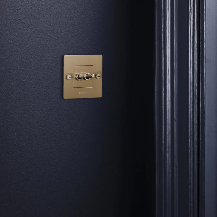 Interrupteur à levier Toggle en laiton #couleur_dor