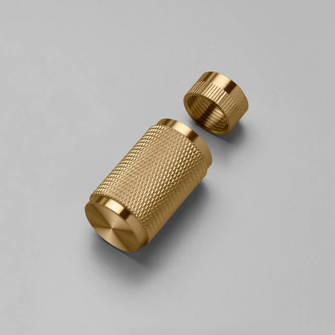 Kit de finition pour variateur à gravure quadrillée, finition laiton #couleur_dor