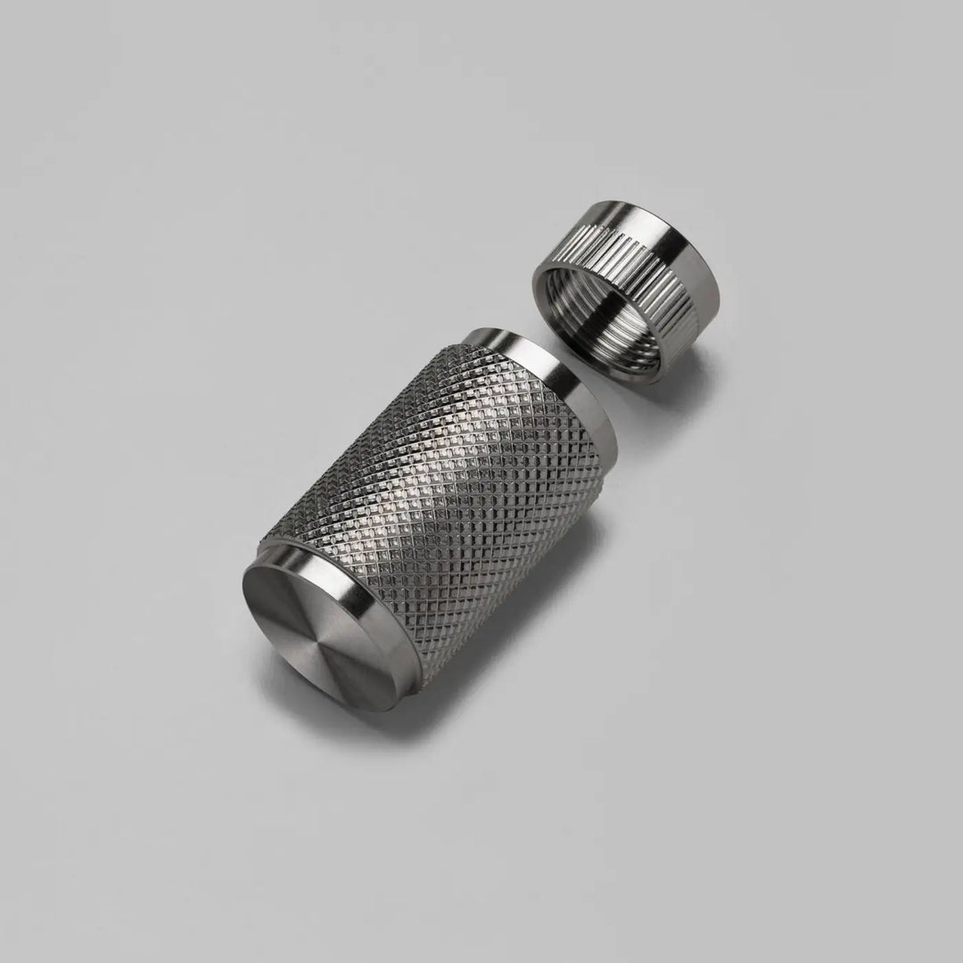 Kit de finition pour variateur à gravure quadrillée, finition acier #couleur_argent