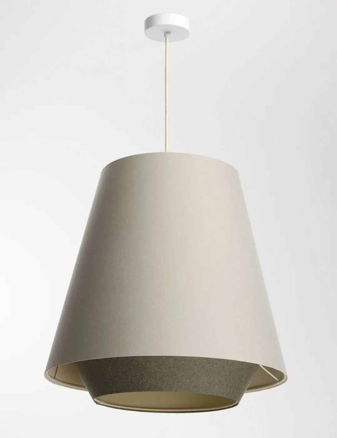 Suspension Luminaire | DOBLO  (Creme/Olive)