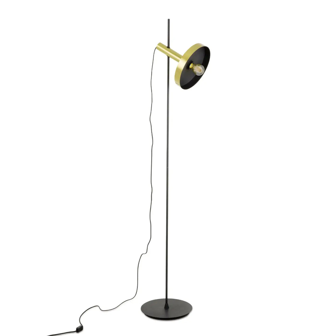 Lampadaire Whizz or et noir de Faro Barcelona