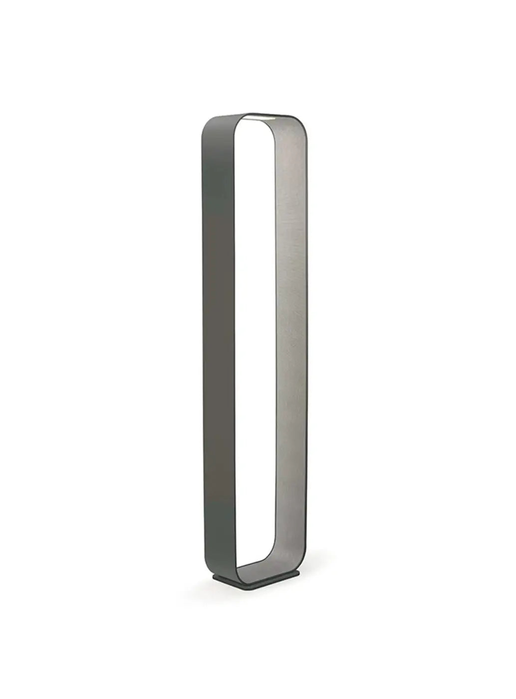 Lampadaire Contour gris à intérieur en tissu