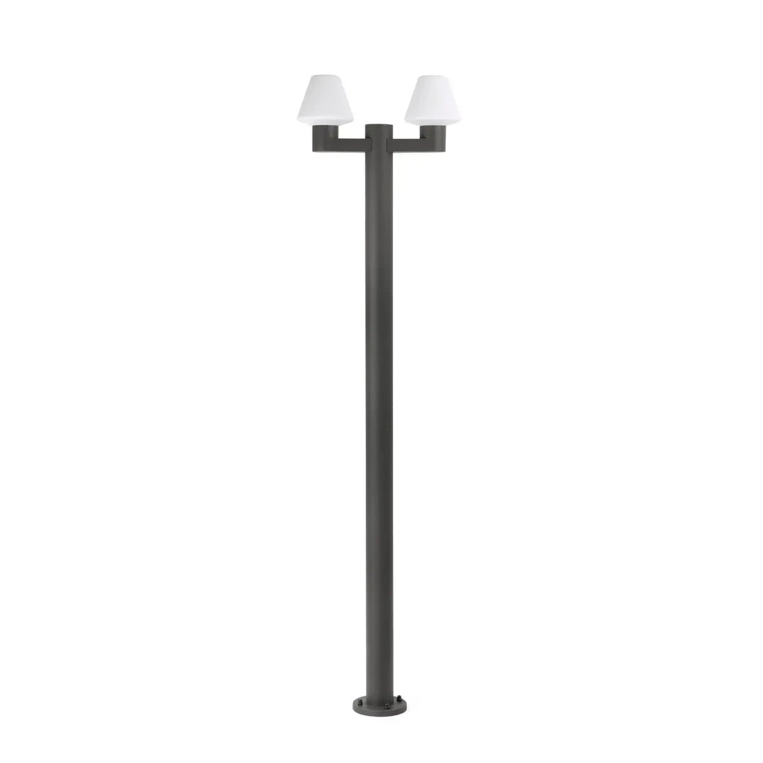 Lampadaire extérieur Mistu 2 lumières de Faro Barcelona