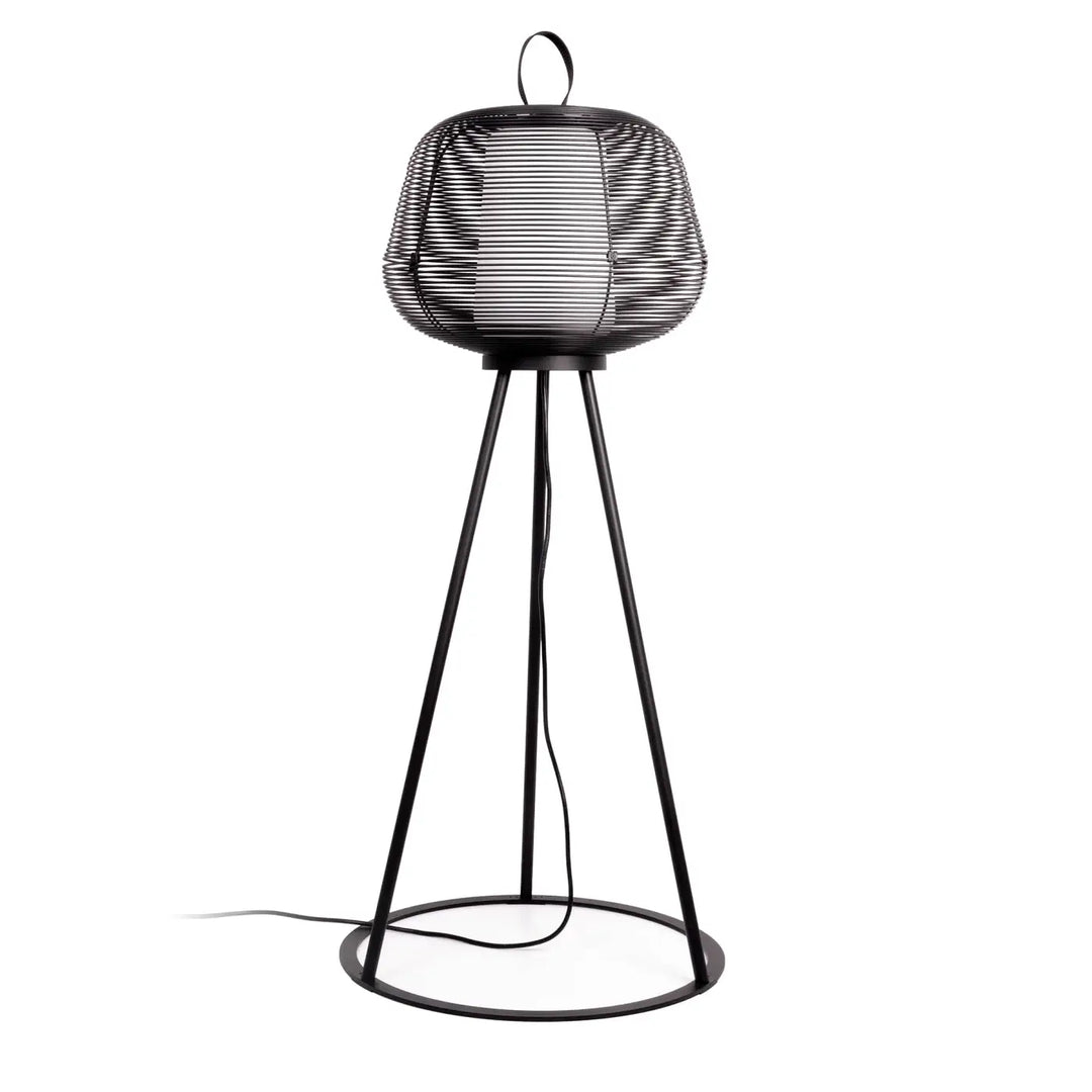 Lampadaire d'extérieur Nara noir de Faro Barcelona