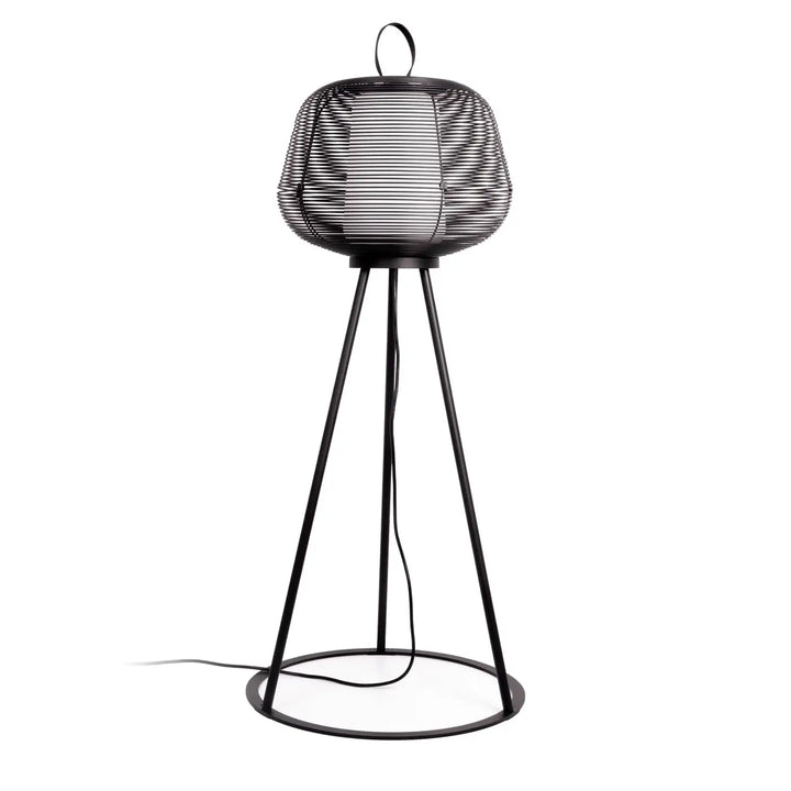 Lampadaire d'extérieur Nara noir de Faro Barcelona