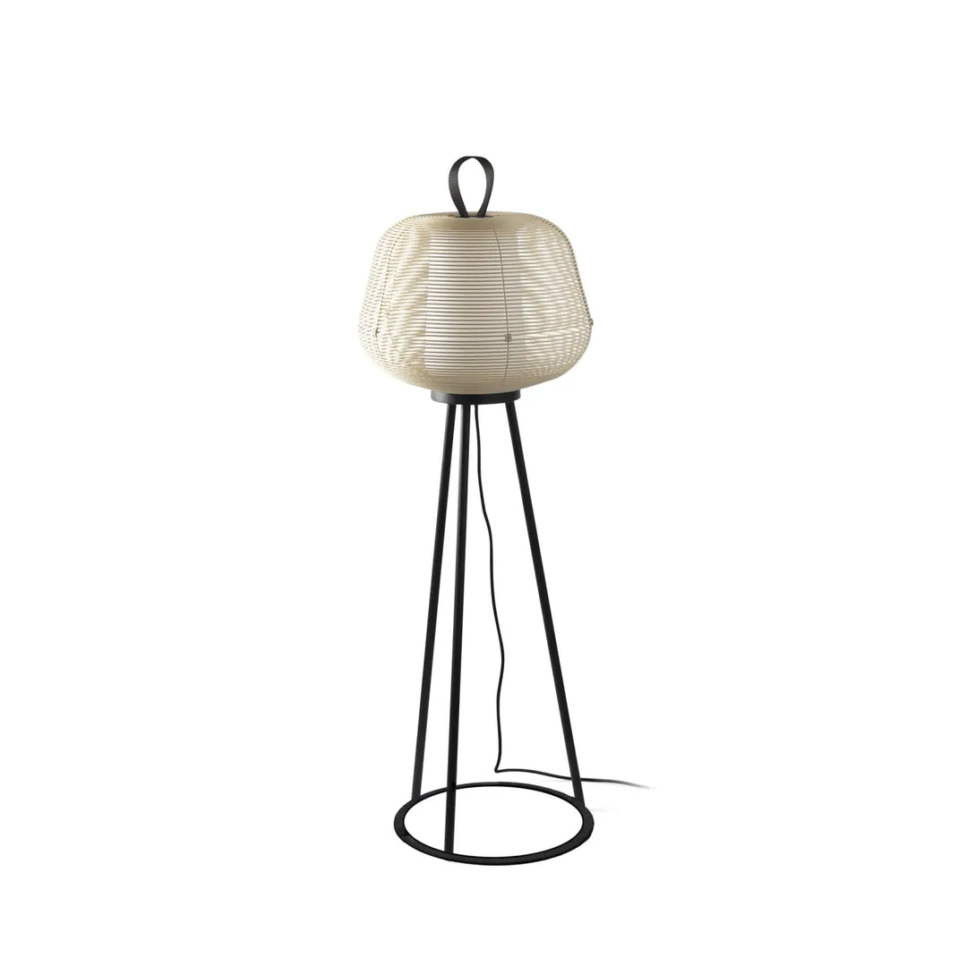 Lampadaire d'extérieur Nara beige de Faro Barcelona