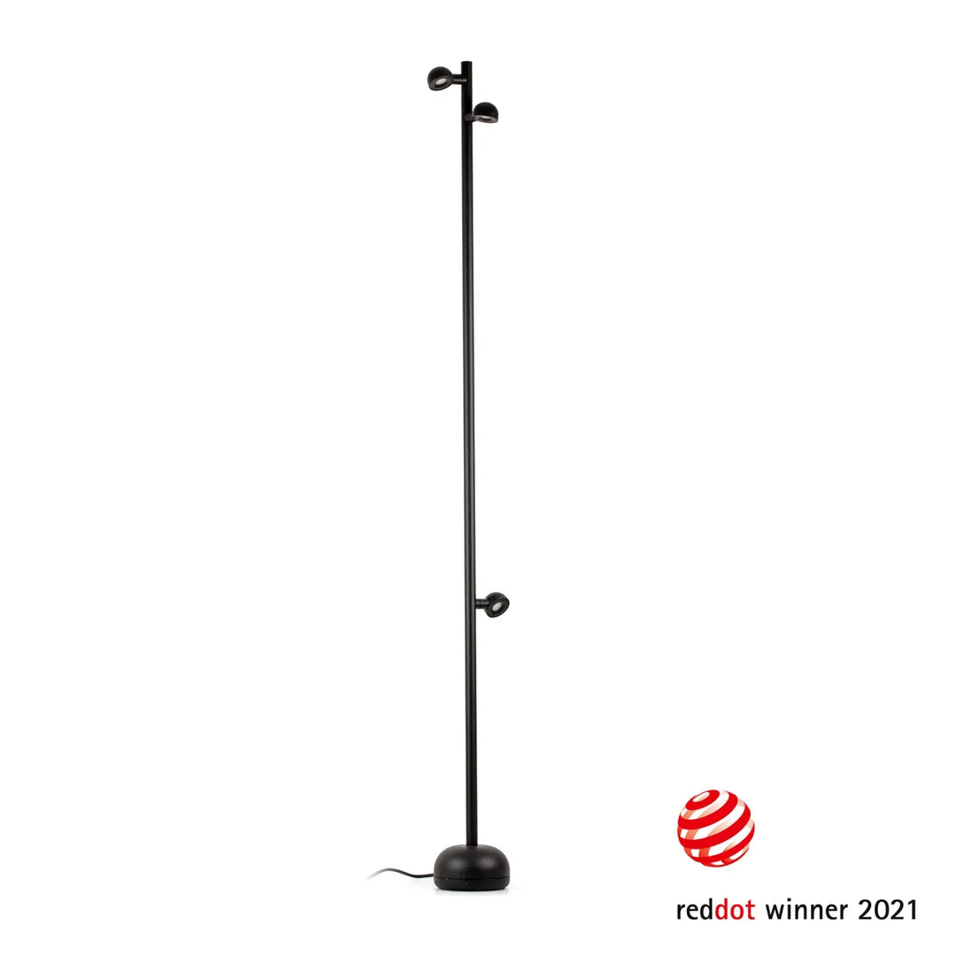 Lampadaire extérieur Brot noir de Faro Barcelona