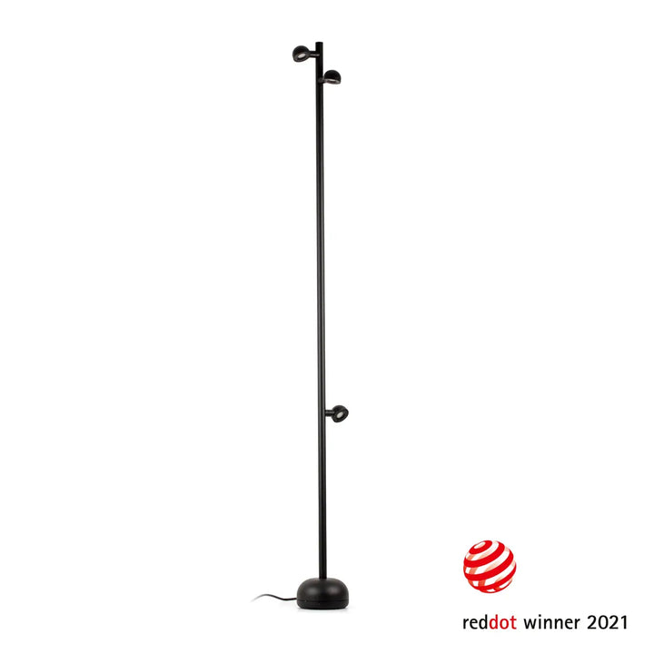 Lampadaire extérieur Brot noir de Faro Barcelona